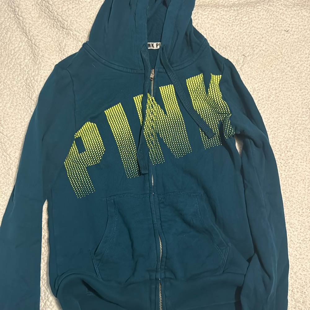 VS Pink Zip Up Hoodie